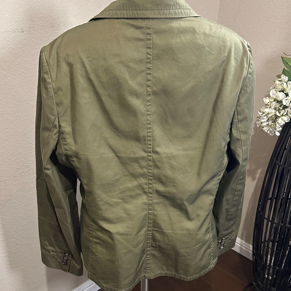 Banana Republic Olive Women's Suit Jacket size 16 box 1 - Picture 7 of 9